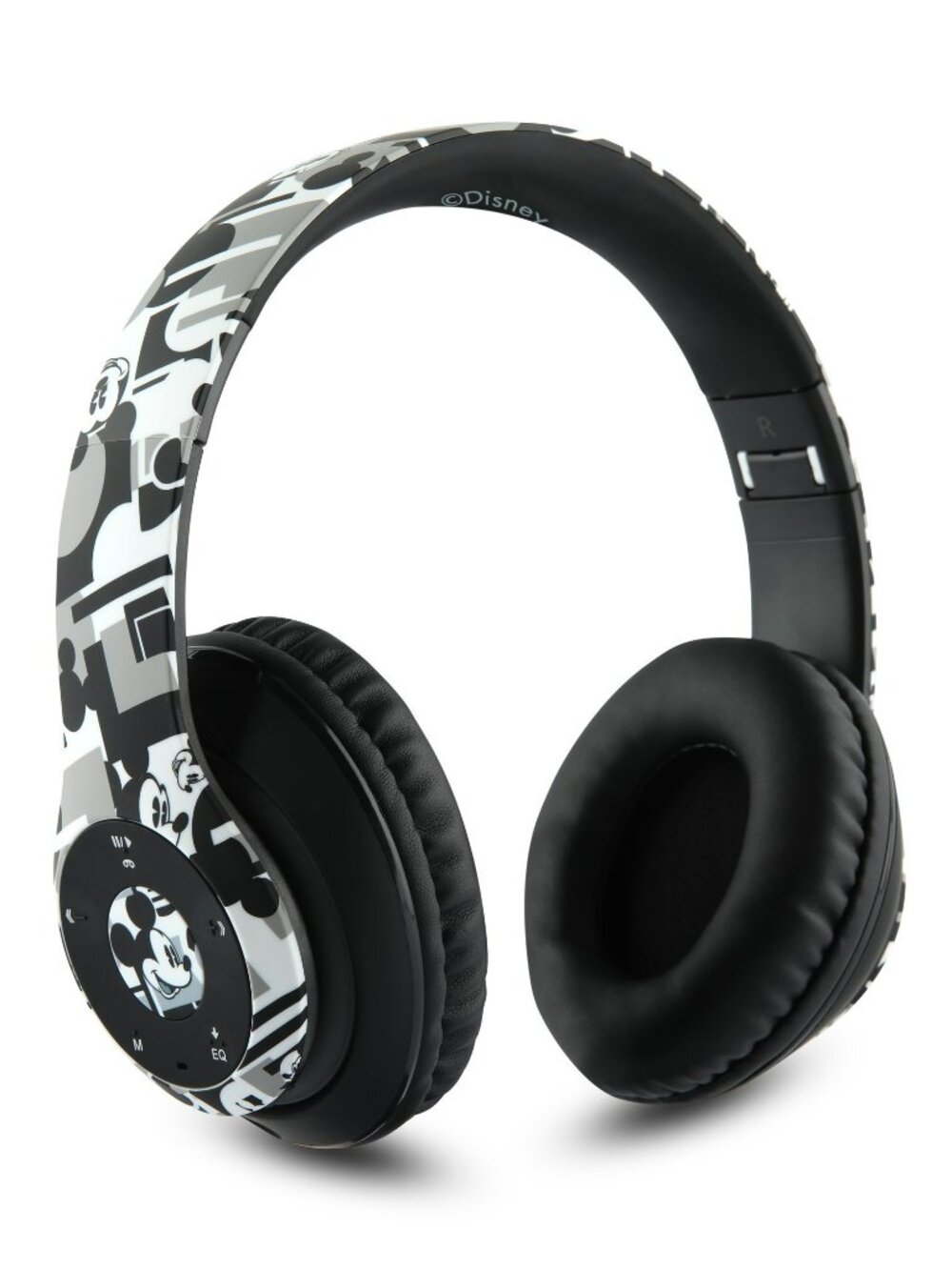 Disney Mickey Mouse Wireless Bluetooth Over-Ear Headphones Black - NEW
